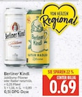 Jubiläums-Pilsener von Berliner Kindl im aktuellen E center Prospekt