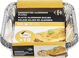 Lot 10 barquettes aluminium 0,5l plates - CARREFOUR - Supermarchés Match à Freyming-Merlebach Lot 10 barquettes aluminium 0,5l plates - CARREFOUR en promo chez Supermarchés Match Freyming-Merlebach à 4,27 €