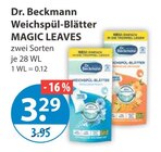 Weichspül-Blätter MAGIC LEAVES von Dr. Beckmann im aktuellen V-Markt Prospekt für 3,29 €