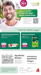 Apotheken Prospekt von mea - meine apotheke in Keltern Aktueller mea - meine apotheke Apotheken Prospekt für Keltern: Unsere August-Angebote mit 4} Seiten, 01.08.2026 - 31.08.2026