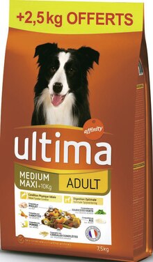 Croquettes pour Chiens Medium Maxi +10 kg Adultes - Géant Casino à Saint-Étienne Croquettes pour Chiens Medium Maxi +10 kg Adultes en promo chez Géant Casino Saint-Étienne à 16,06 €