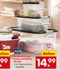 Aufbewahrungsboxen mit Deckel, 3er Set Angebote von Priva bei Netto Marken-Discount Trier für 14,99 €