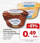 nah&frisch Rhauderfehn - Sahnepudding Angebot im Prospekt Sahnepudding bei nah&frisch im Rhauderfehn Prospekt für 0,49 €