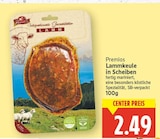 Lammkeule in Scheiben von Premios für 2,49 € bei E center im Angebot Lammkeule in Scheiben von Premios im aktuellen E center Prospekt