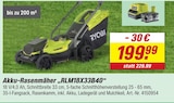 Akku-Rasenmäher RLM18X33B40 Angebote von Ryobi bei toom Baumarkt Haltern am See für 199,99 €