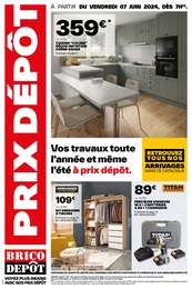 Catalogue Brico Dépôt "PRIX DÉPÔT" à Châlons-en-Champagne et alentours, 24 pages, 07/06/2024 - 27/06/2024