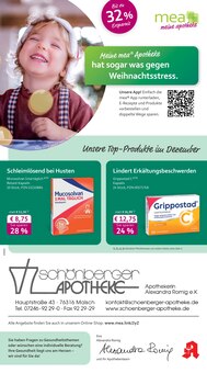 Aktueller mea - meine apotheke Prospekt "Unsere Dezember-Angebote" Seite 1 von 4 Seiten für Malsch