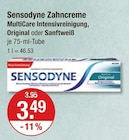 Zahncreme MultiCare Intensivreinigung, Original oder Sanftweiß von Sensodyne im aktuellen V-Markt Prospekt für 3,49 €