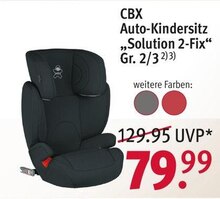 Auto-Kindersitz „Solution 2-Fix“ Gr. 2/3 bei Rossmann in Oldenburg Auto-Kindersitz „Solution 2-Fix“ Gr. 2/3 im Angebot bei Rossmann Oldenburg für 79,99 €