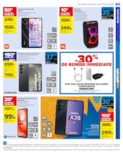 Samsung Galaxy S Angebote im Prospekt "LE MOIS À VOS MARQUES, PRÊTS, PARTEZ !" von Carrefour Samsung Galaxy S Angebote im Prospekt "LE MOIS À VOS MARQUES, PRÊTS, PARTEZ !" von Carrefour auf Seite 75