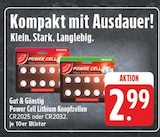 Power Cell Lithium Knopfzellen CR2025 Angebote von Gut & Günstig bei EDEKA Leipzig für 2,99 €