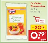 Zitronensäure im Angebot bei Netto Marken-Discount in Aachen Zitronensäure Angebote von Dr. Oetker bei Netto Marken-Discount Aachen für 0,79 €
