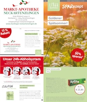 LINDA Premiumapotheke Apotheken Prospekt der aktuellen Woche mit 3 Seiten, gültig von 01.09.2025 bis 31.10.2025, in Aichtal und Umgebung Aktueller LINDA Premiumapotheke Apotheken Prospekt in Aichtal und Umgebung, "Aktuelle Angebote" mit 3 Seiten, 01.09.2025 - 31.10.2025