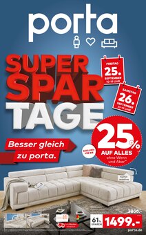Sitzmöbel im aktuellen porta Möbel Prospekt (Koblenz) Sitzmöbel im porta Möbel Prospekt "SUPER-SPAR-TAGE" mit 4 Seiten (Koblenz)