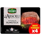 4 pavés de rumsteck marinés aux 3 poivres SOCOPA - Carrefour 4 pavés de rumsteck marinés aux 3 poivres SOCOPA à 9,90 € dans le catalogue Carrefour