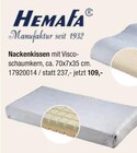 Nackenkissen Angebote von HEMAFA bei Opti-Wohnwelt Bremerhaven für 109,00 €