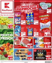 Kaufland Prospekt für Edingen-Neckarhausen mit 32 Seiten Kaufland Prospekt für Edingen-Neckarhausen: "Aktuelle Angebote", 32 Seiten, 28.08.2025 - 03.09.2025