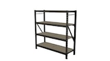Étagère bois métal 4 tablettes noir 183,2x180x60 cm charge 2000 kg - Brico Dépôt à Neuilly-sur-Seine Étagère bois métal 4 tablettes noir 183,2x180x60 cm charge 2000 kg en promo chez Brico Dépôt Neuilly-sur-Seine à 199,00 €