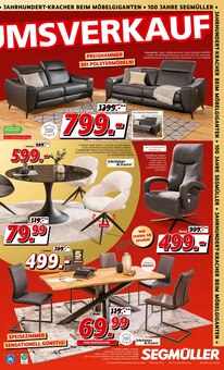 Sofa im aktuellen Segmüller Prospekt (Darmstadt) Sofa im Segmüller Prospekt "SEGMÜLLER feiert! - Jahrhundert Kracher" mit 8 Seiten (Darmstadt)