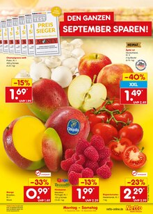 Äpfel im aktuellen Netto Marken-Discount Prospekt (Nürnberg) Äpfel im Netto Marken-Discount Prospekt "Aktuelle Angebote" mit 71 Seiten (Nürnberg)