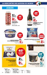 Prix et réduction Burrata dans le prospectus U Express en cours Offre Burrata dans le catalogue U Express du moment à la page 14