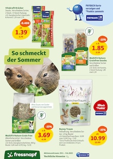 Kaninchen im Fressnapf Prospekt "Große Vielfalt zu Kracherpreisen" mit 22 Seiten (Düsseldorf)