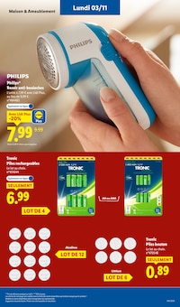 Promotion Electroménager Linge dans le prospectus Lidl, valable du 30/10/2025 au 05/11/2025 Promo Electroménager Linge dans le catalogue Lidl du moment à la page 56