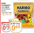 Fruchtgummi oder Lakritz im Angebot bei GLOBUS in Neubrandenburg Fruchtgummi oder Lakritz Angebote von Haribo bei GLOBUS Neubrandenburg für 0,79 €