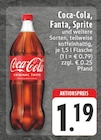 Aktuelle Sprite Angebote bei E center in Bielefeld Aktuelles Coca-Cola Angebot bei E center in Bielefeld ab 1,19 €