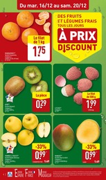 Prix et réduction Kiwi dans le prospectus Aldi en cours Offre Kiwi dans le catalogue Aldi du moment à la page 2