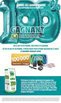 Prospectus Intermarché de la semaine "LE TRÈS GROS ANNIVERSAIRE" avec 2 pages, valide du 07/10/2025 au 19/10/2025 pour Mainvilliers et alentours