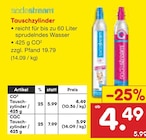 CO² Tauschzylinder im Angebot bei Netto Marken-Discount in Hürth CO² Tauschzylinder Angebote von Sodastream bei Netto Marken-Discount Hürth für 4,49 €