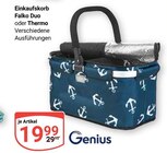 Aktuelles Einkaufskorb Falko Duo oder Thermo Angebot bei GLOBUS in Leipzig ab 19,99 €