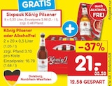 Sixpack bei Netto Marken-Discount im Prospekt "" für 21,00 €