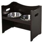 Aktuelles PawHut Futterstation dunkelbraun MDF B/H/T: ca. 54x47x32 cm Angebot bei POCO in Stuttgart ab 40,99 €