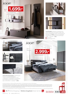 Bett im aktuellen XXXLutz Möbelhäuser Prospekt (Aachen) Bett im XXXLutz Möbelhäuser Prospekt "JOOP! Aktionswochen" mit 20 Seiten (Aachen)