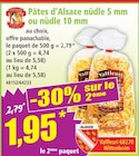 Promo Pâtes d'Alsace nüdele 5 mm ou nüdle 10 mm à 1,95 € dans le catalogue Norma à Uckange