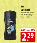 Axe Duschgel im Angebot bei famila Nordost in Neustadt Axe Duschgel Angebote bei famila Nordost Neustadt für 2,29 €
