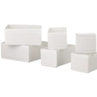 Lot de 6 boites de rangement pour dressing en promo chez Carrefour Colombes à 4,99 €