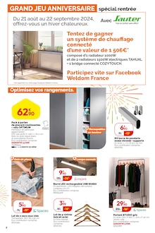 Prospectus Weldom à Gujan-Mestras, "Une rentrée bien organisée ça se fête !", 12 pages de promos valables du 21/08/2024 au 22/09/2024