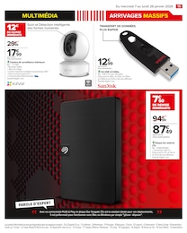 Prix et réduction Disque Dur Externe dans le prospectus Carrefour en cours Offre Disque Dur Externe dans le catalogue Carrefour du moment à la page 17