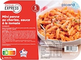 Mini penne au chorizo, sauce à la tomate - Picard en promo chez Picard Mini penne au chorizo, sauce à la tomate - Picard dans le catalogue Picard