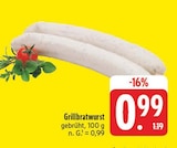 Grillbratwurst Angebote bei EDEKA Plauen für 0,99 €