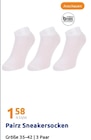 Pairz Sneakersocken Angebote bei Action Amberg für 1,58 €