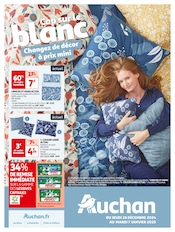 Prospectus Auchan Hypermarché à Fontaine, "Cap sur le blanc", 12 pages de promos valables du 26/12/2024 au 07/01/2025