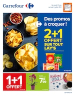 Catalogue Carrefour à Joinville-le-Pont, avec 64 pages Prospectus Carrefour à Joinville-le-Pont, "Des promos à croquer !", 64 pages, 22/06/2021 - 05/07/2021