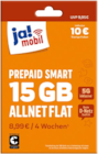 Prepaid Smart 15 GB Allnet Flat im Angebot bei REWE in Dortmund Prepaid Smart 15 GB Allnet Flat Angebote von ja! mobil bei REWE Dortmund für 4,98 €