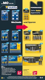 Varta Angebote im Prospekt "Günstig. Besser. Für Dich." von Netto mit dem Scottie Varta Angebote im Prospekt "Günstig. Besser. Für Dich." von Netto mit dem Scottie auf Seite 20