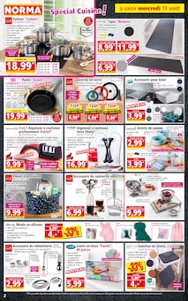 Prospectus Norma de la semaine "Votre Discounter Régional" avec 2 pages, valide du 13/08/2025 au 19/08/2025 pour Sarrebourg et alentours