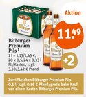 Bitburger Premium Pils für 11,49 € bei tegut im Angebot Bitburger Premium Pils im aktuellen tegut Prospekt
